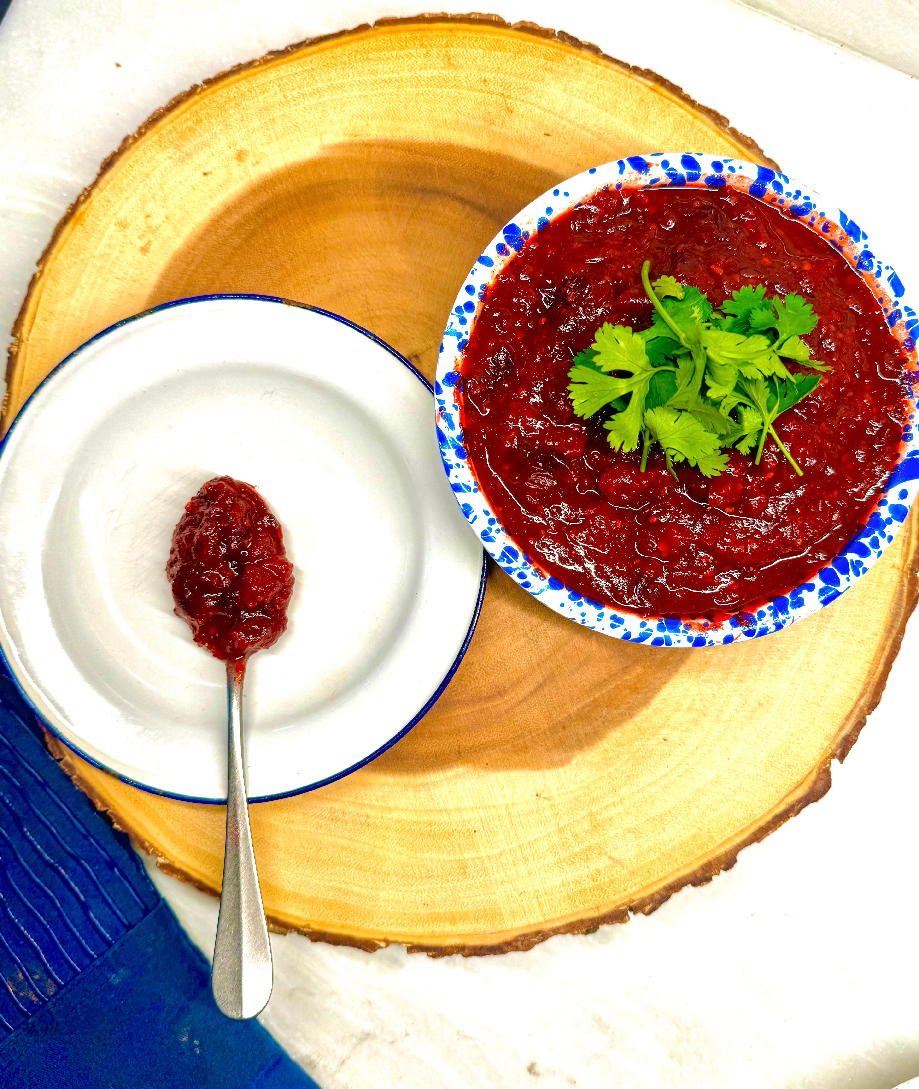 Cranberry Relish with Wild Sol Hot Salsa
