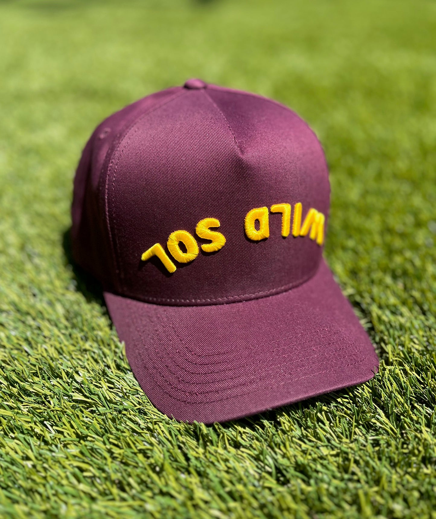 Burgundy Decker Hat Co. Hat