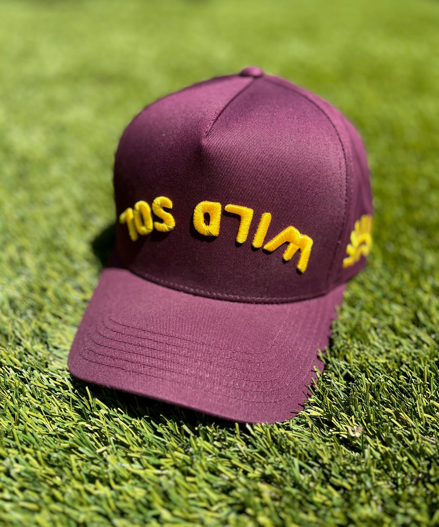Burgundy Decker Hat Co. Hat