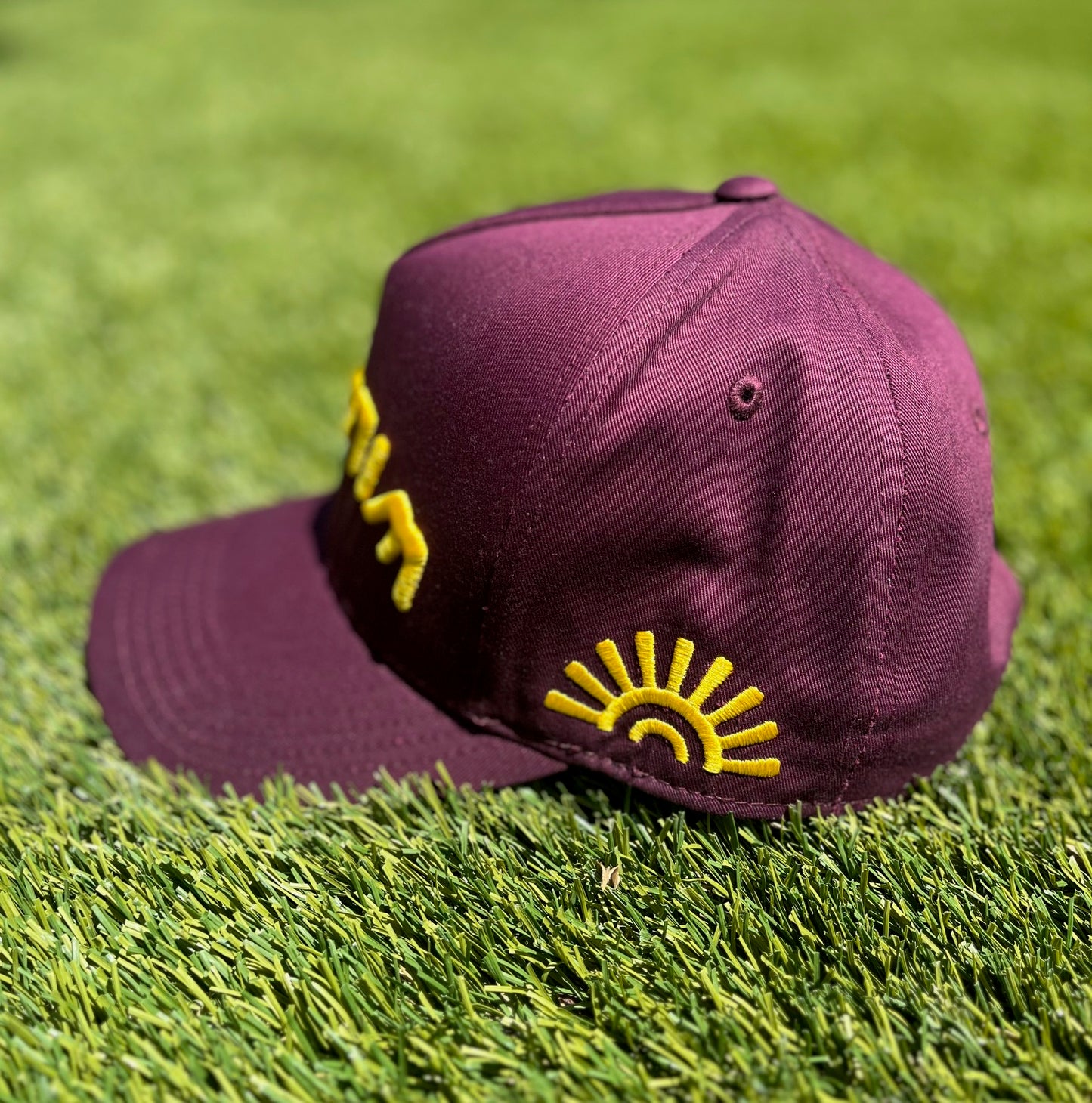 Burgundy Decker Hat Co. Hat