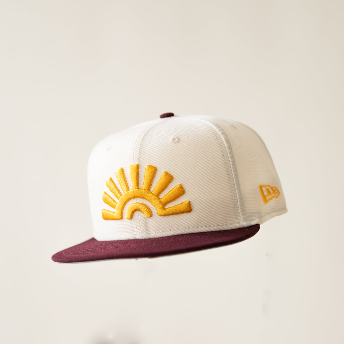 Burgundy & Cream New Era Hat