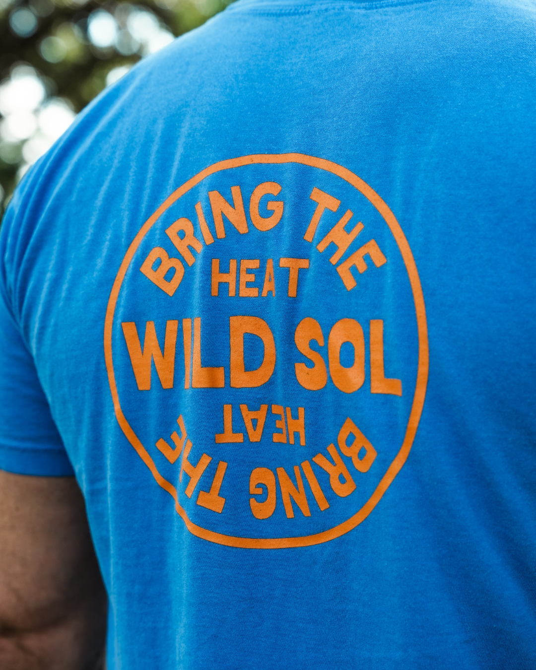 Bring The Sol Tee - Blue & Orange