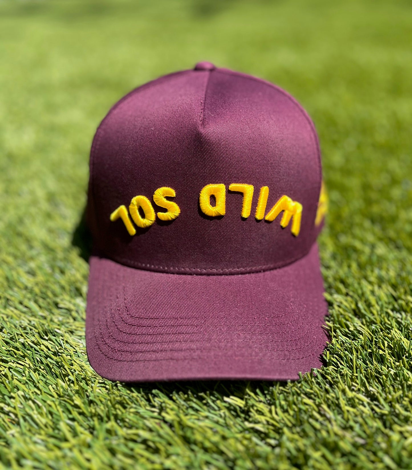 Wild Sol Burgundy Decker Hat Co. Hat