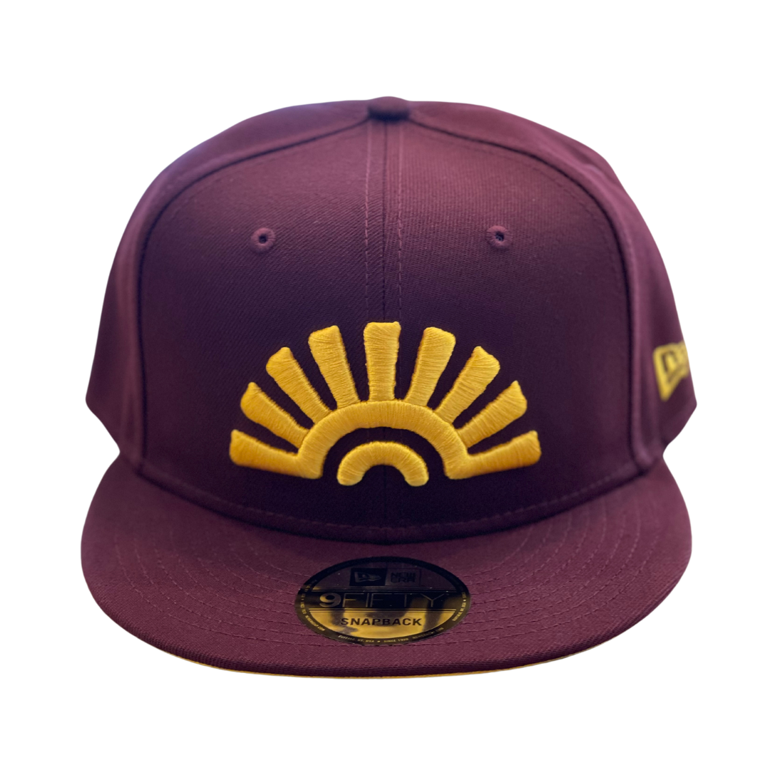 Burgundy & Gold New Era Hat