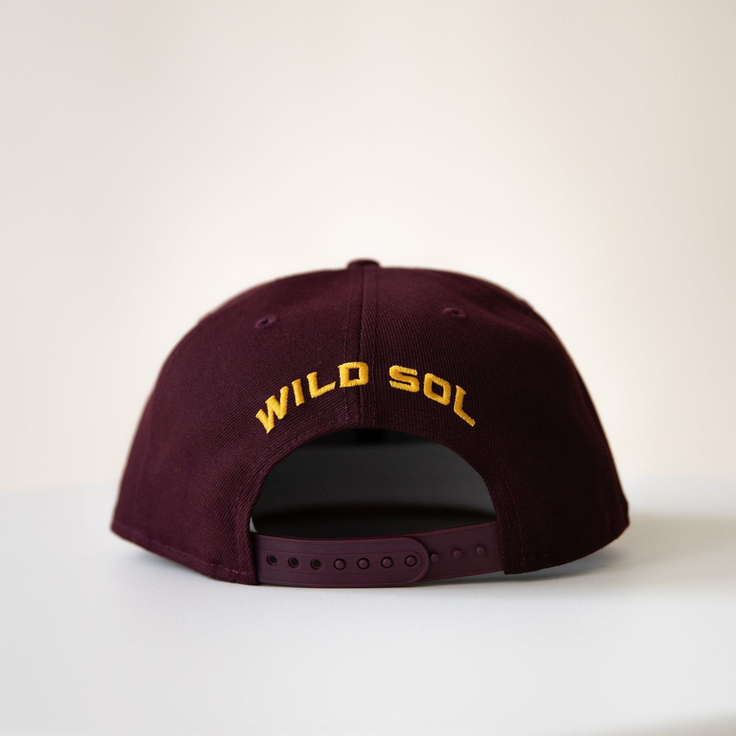 Burgundy & Gold New Era Hat
