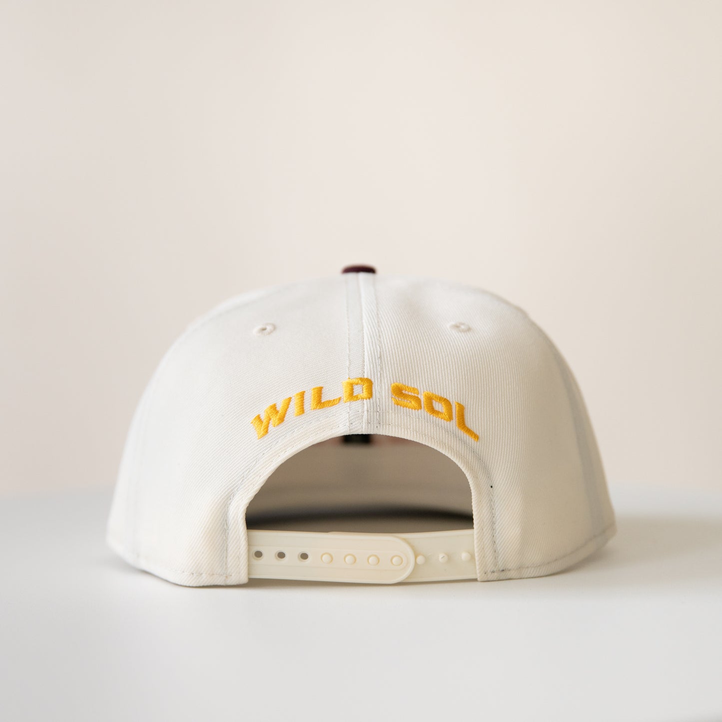 Burgundy & Cream New Era Hat